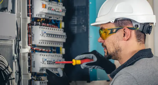 man-an-electrical-technician-wor