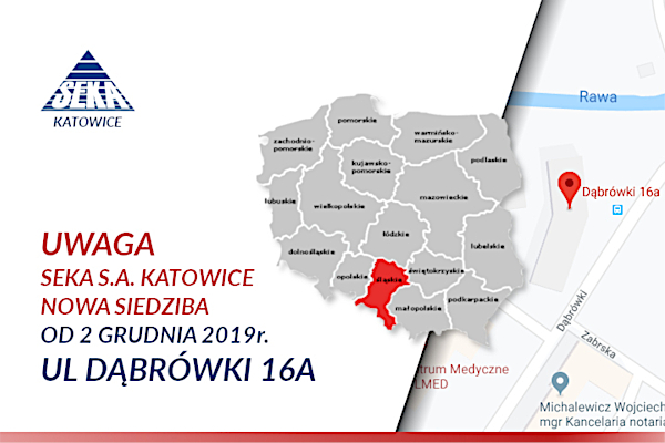 Nowa siedziba oddziału SEKA S.A. w Katowicach