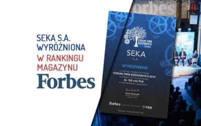 Wyróżnienie dla SEKA S.A. od Forbes