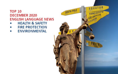 Top10 NEWS on health and safety fire and environmental protection December 2020