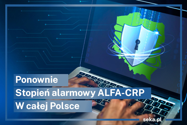 Pierwszy stopień alarmowy w cyberprzestrzeni w Polsce